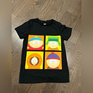 South Park Black Graphic T-Shirt